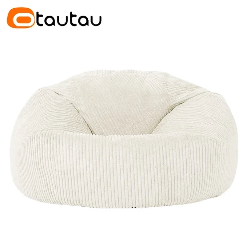 OTAUTAU Corduroy Bean Bag Cover DD025【No Filler Inside! You Need To Buy Filler By Yourself !】