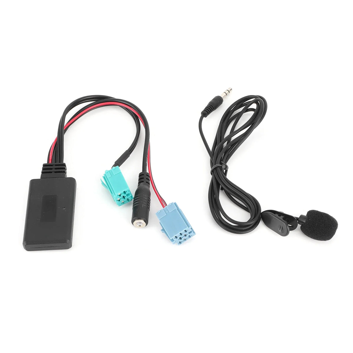 6Pin   Cable Car Stereo AUX‑IN Adapter with Microphone Fit for Clio/Espace/Megane