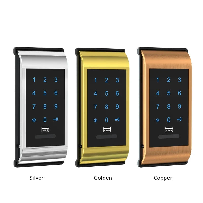 JCEM102 Electronic Keypad & RFID Cabinet Lock – Golden or Silver