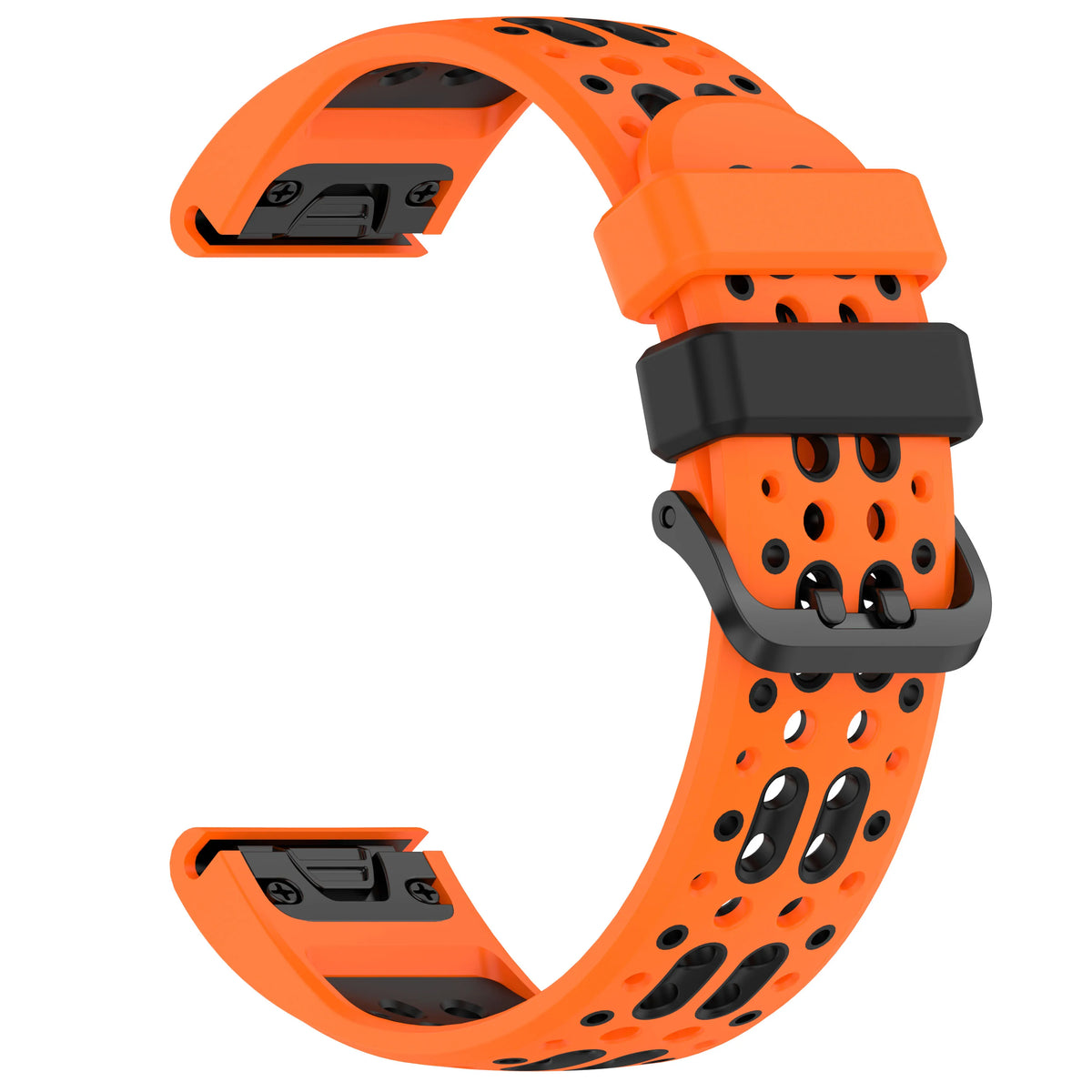 Garmin Two-Tone Silicone Smartwatch Band - QuickFit Sport Strap