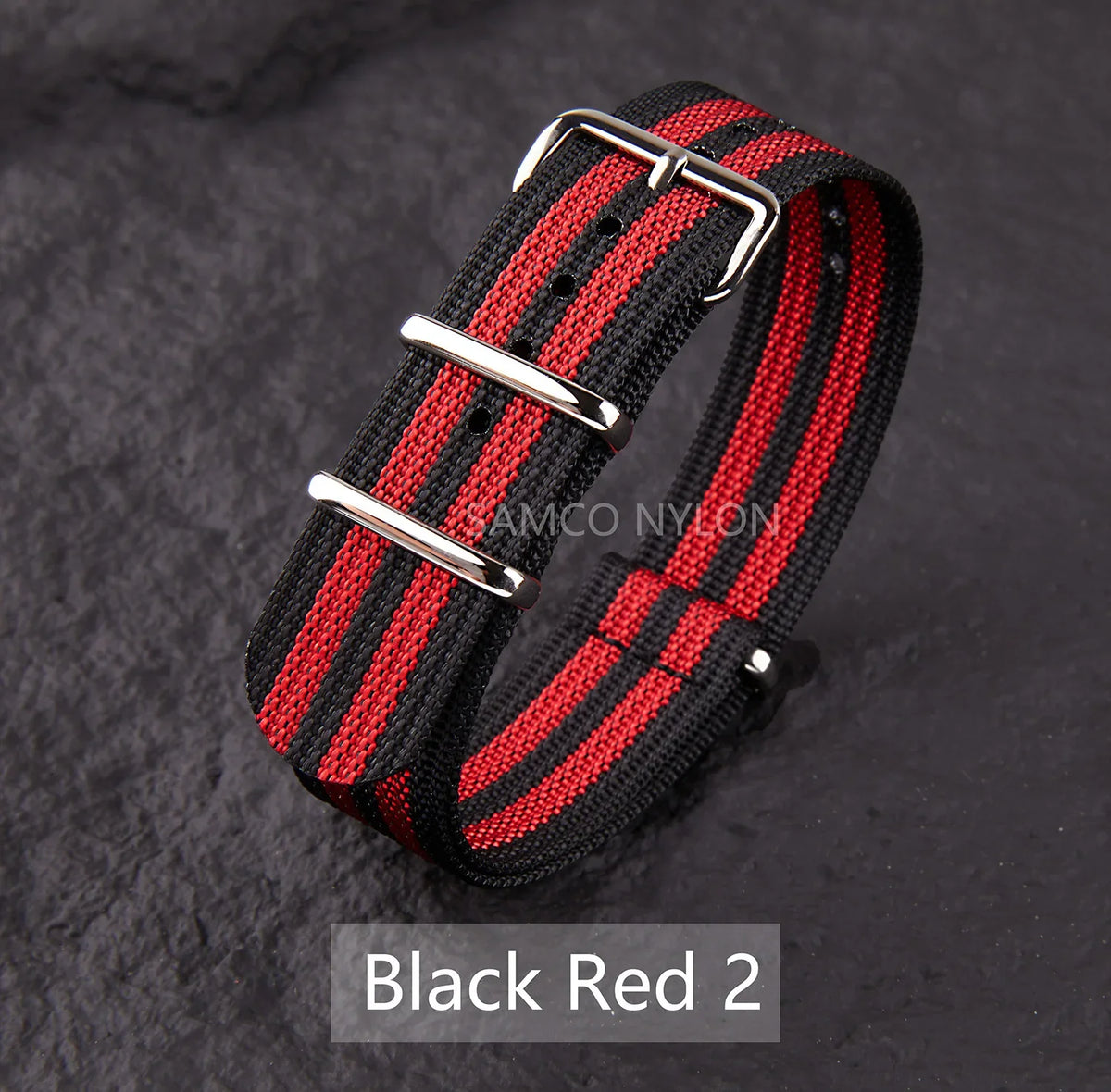 COROS Nylon Ribbed Watch Band For Smartwatch - Military Washable Strap