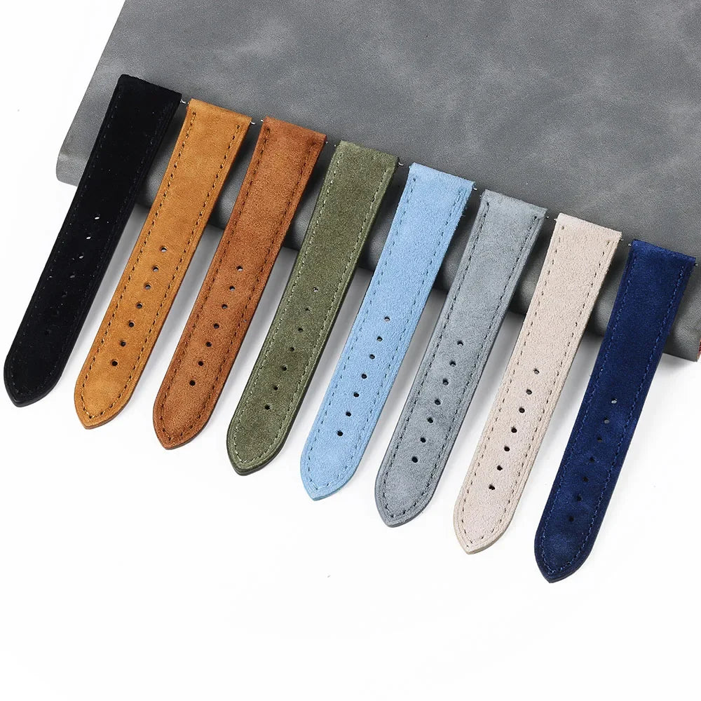 COROS Suede Leather Watch Band for COROS Smartwatch Unisex Comfort Strap