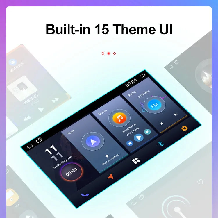 Car Touch Screen Display with Wireless CarPlay & Android Auto – 7/9/10 Inch
