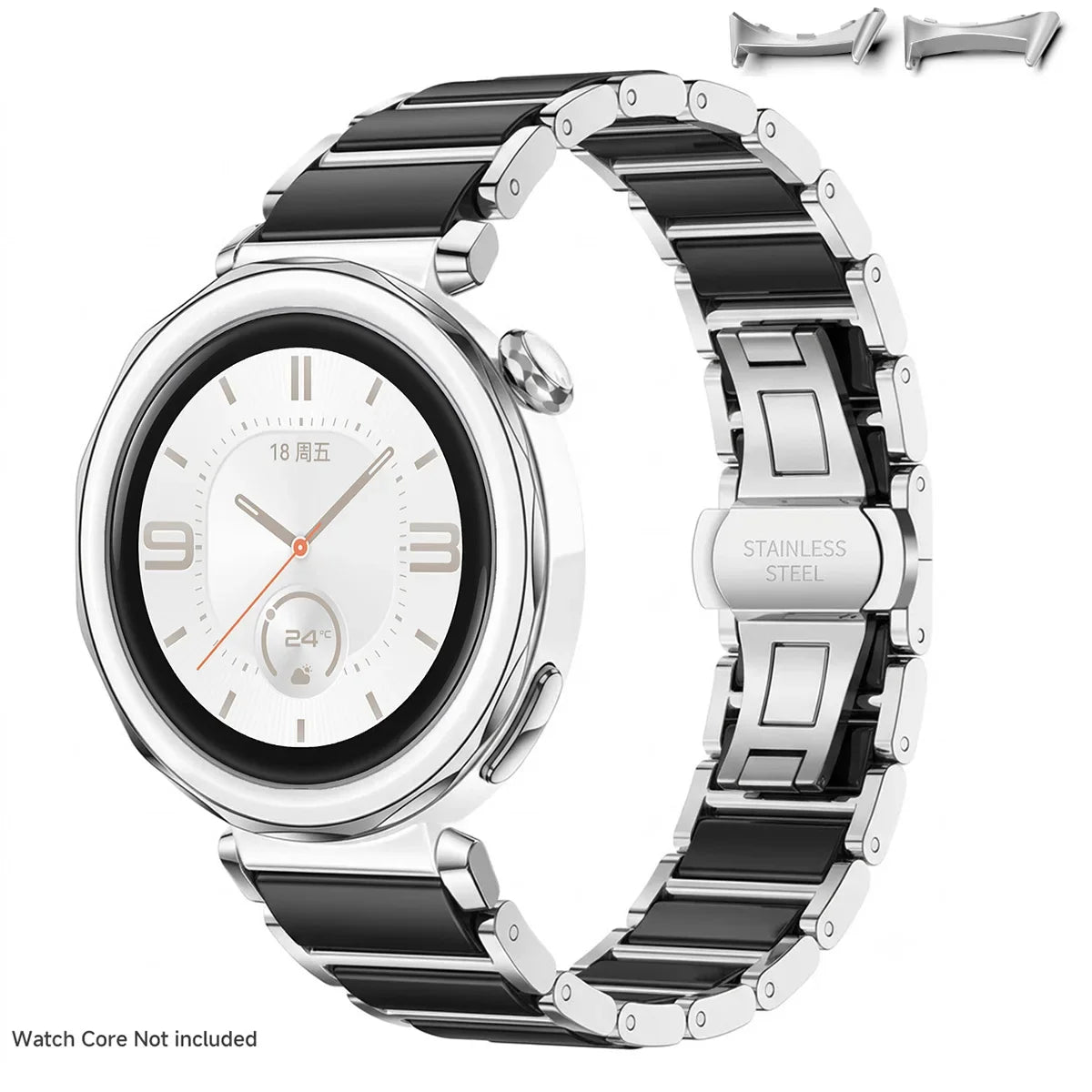 Google Pixel Watch Ceramic & Stainless Steel Bracelet Band