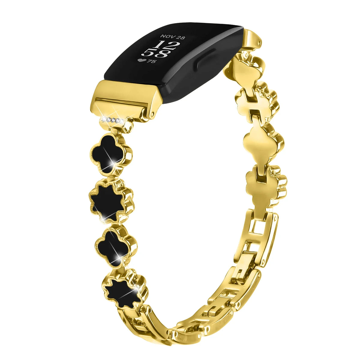 Fitbit Inspire & Ace Stainless Steel Clover Bracelet