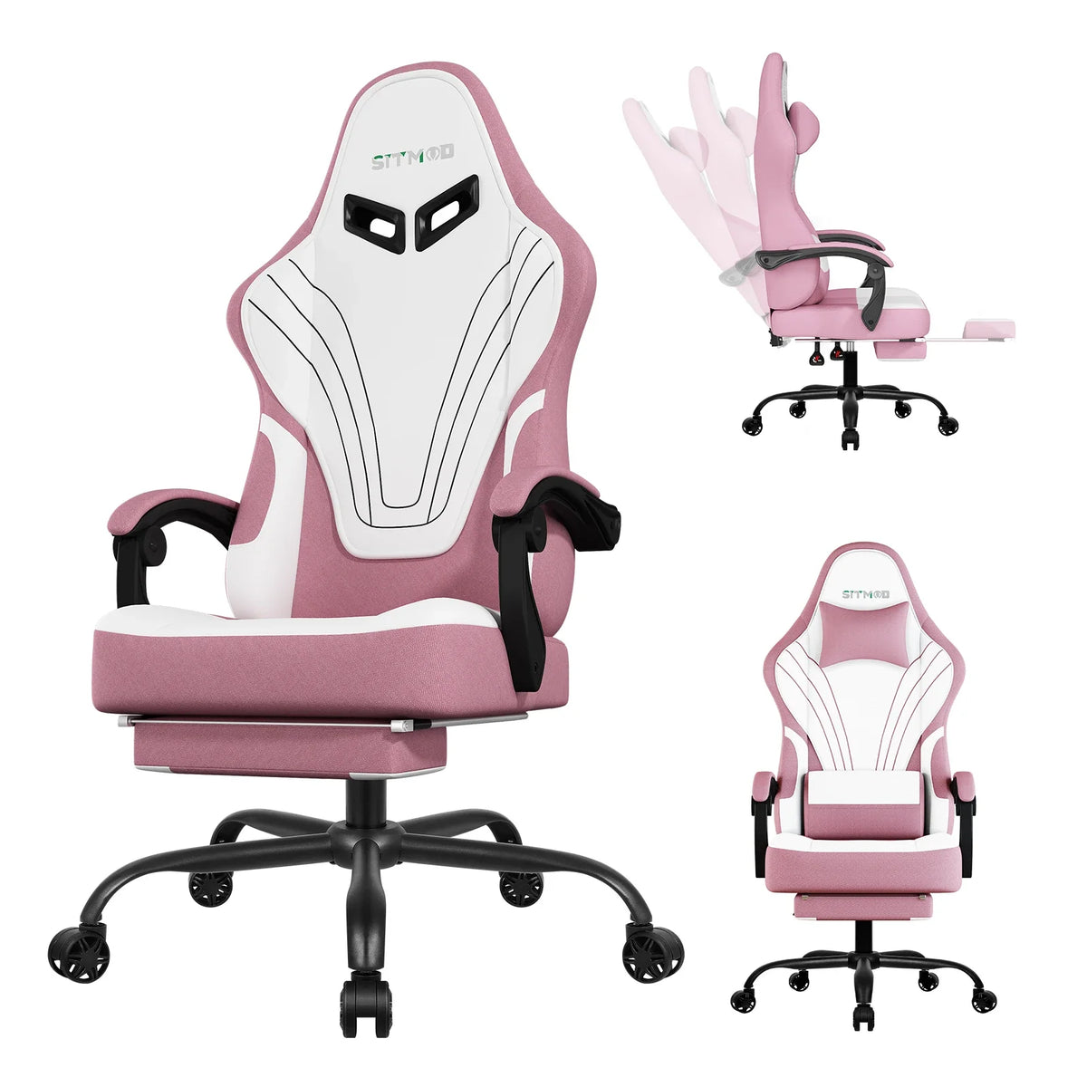 Gaming Chair, Big and Tall Gaming Chairs for Adults with Footrest and Lumbar Support, Comfortable Ergonomic Computer Chair