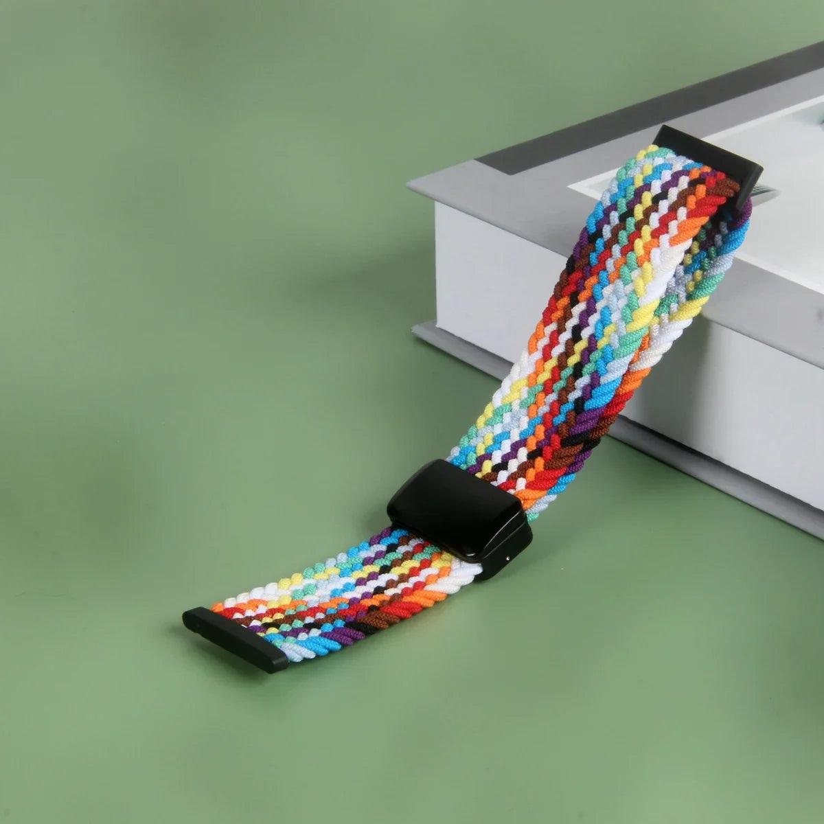 Fitbit Versa 2 / Versa 3–4 / Sense 1–2 Magnetic Braided Band
