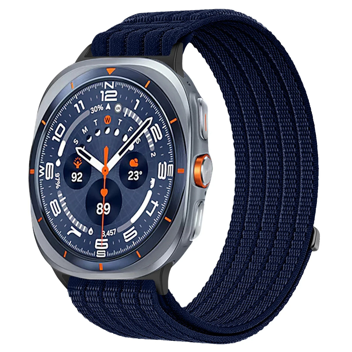 Samsung Galaxy Sport Nylon Woven Loop Watch Band – Watch8/Watch8 Classic/Watch9/Ultra/Ultra2