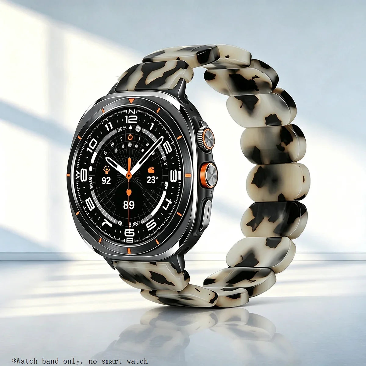 Samsung Galaxy Resin Link Watch Band – Metal Connector Watch8/Watch8 Classic/Watch9