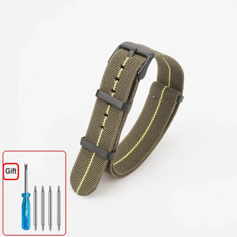 Polar Elastic Nylon Watch Band, NATO Strap for Polar Smartwatch, Waterproof