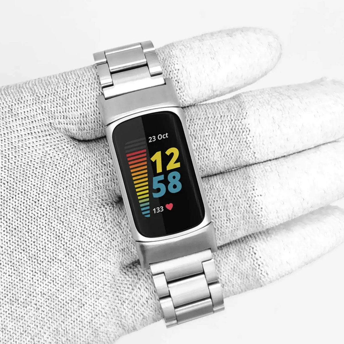 Fitbit Charge 5 6 Stainless Steel Band - Sleek Durable Design