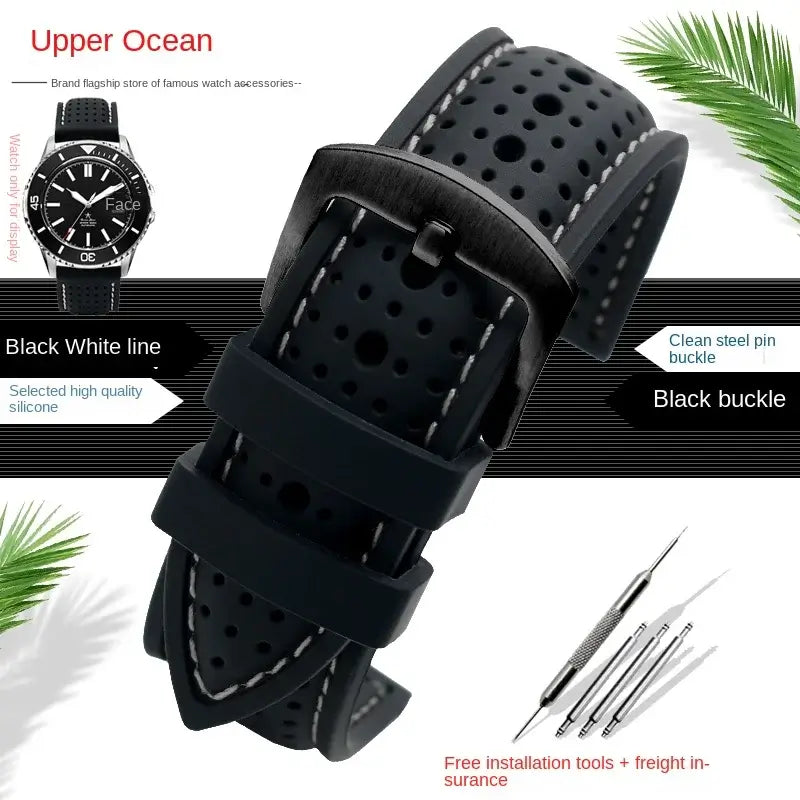 Amazfit Band Breathable Silicone Sport Strap for Watches