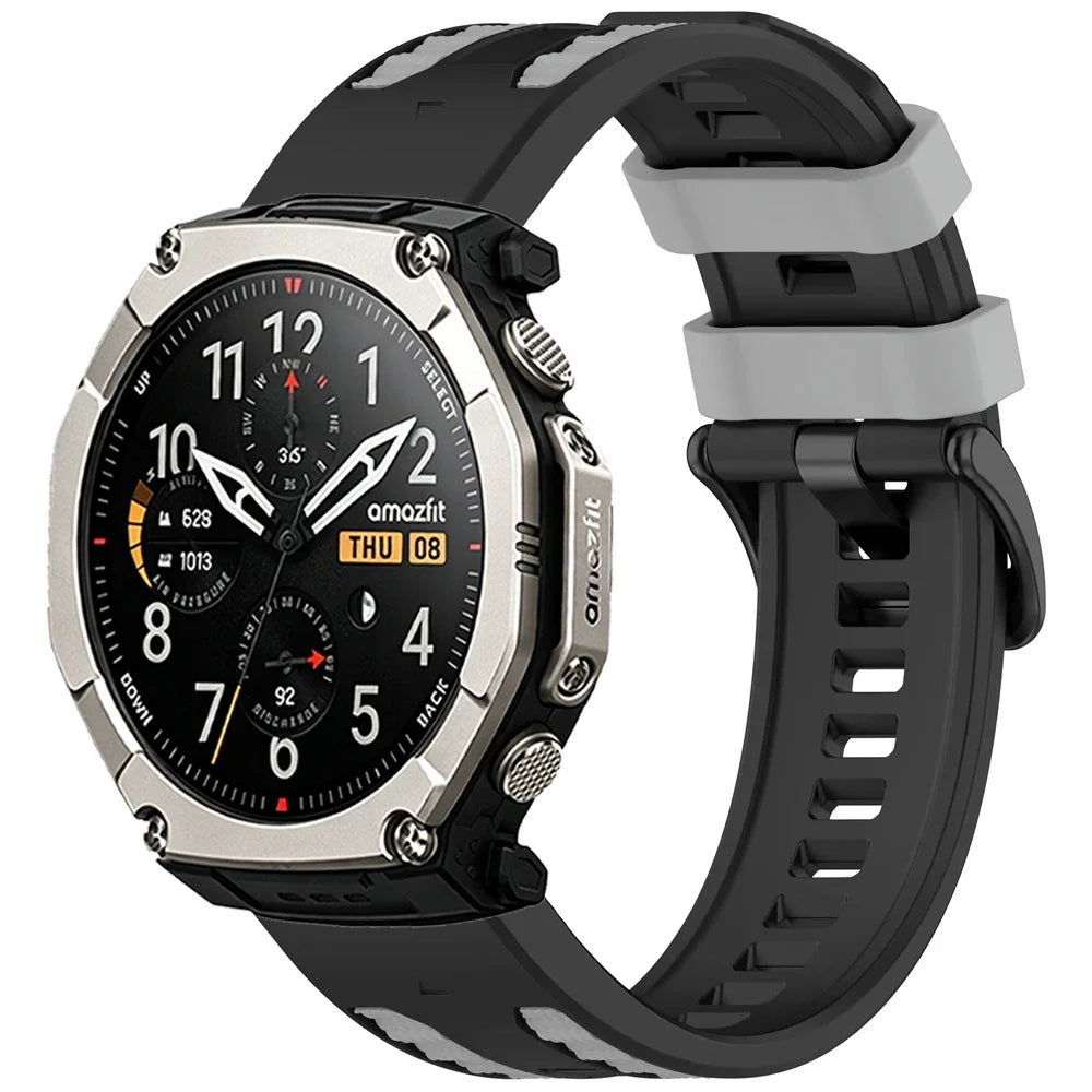Garmin Silicone Smartwatch Band - Two-Tone QuickFit Sport Strap