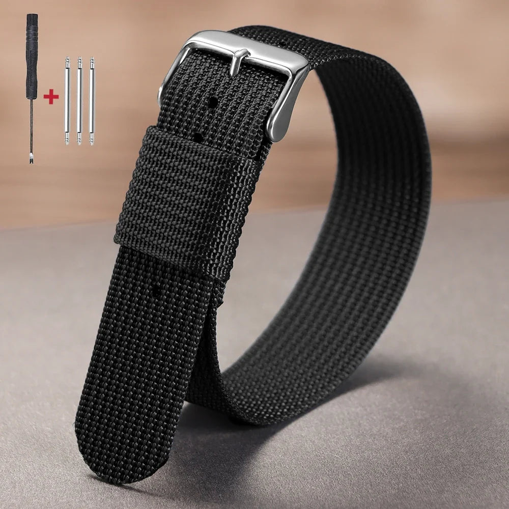 Motorola Moto Braided Nylon Watch Band Sports Fabric Wrist Strap