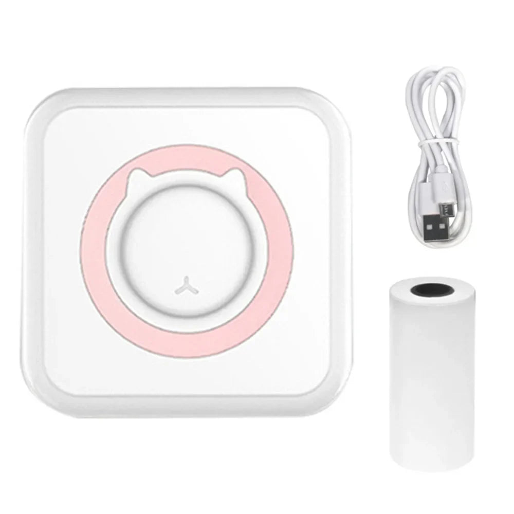 Mini Bluetooth Label Printer – Portable Wireless Thermal Sticker Printer