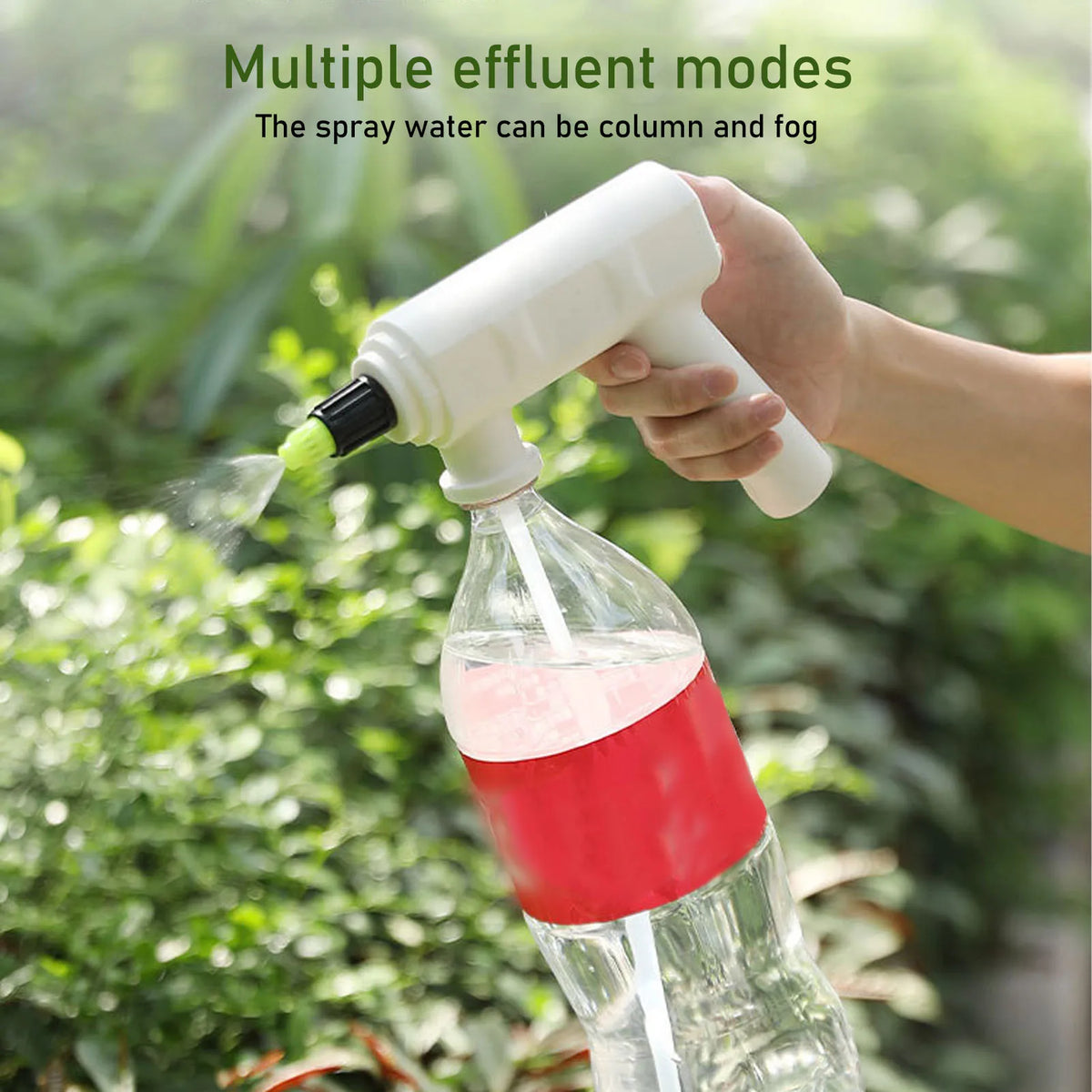 Battery Powered Sprayer Head Wide Compatibility Electric Plant Sprayer Spout Automatic USB Rechargeable Plastic for Home