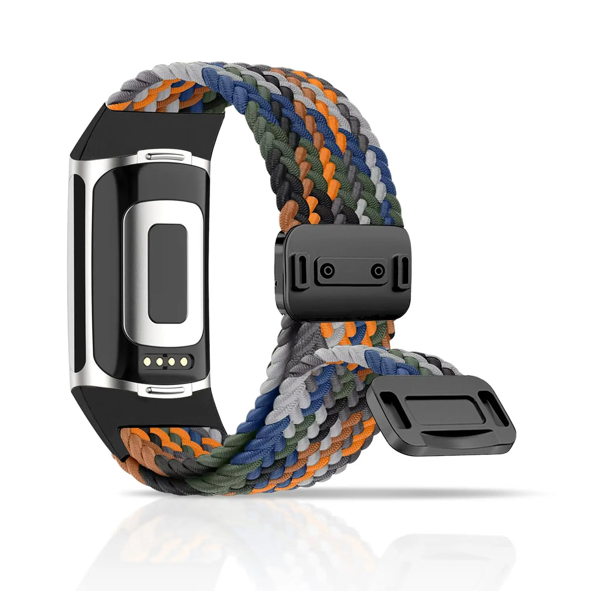 Fitbit Charge 5 & 6 Braided Nylon Band - Magnetic Clasp Strap