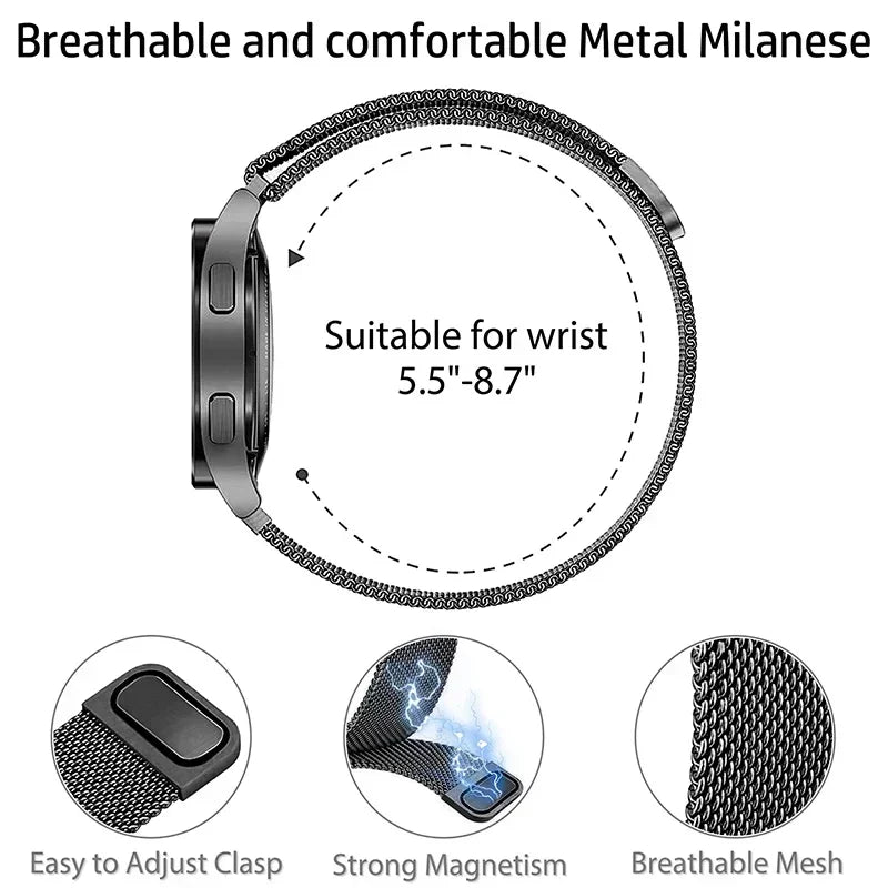 COROS Milanese Loop Band Stainless Steel Strap for Smartwatch