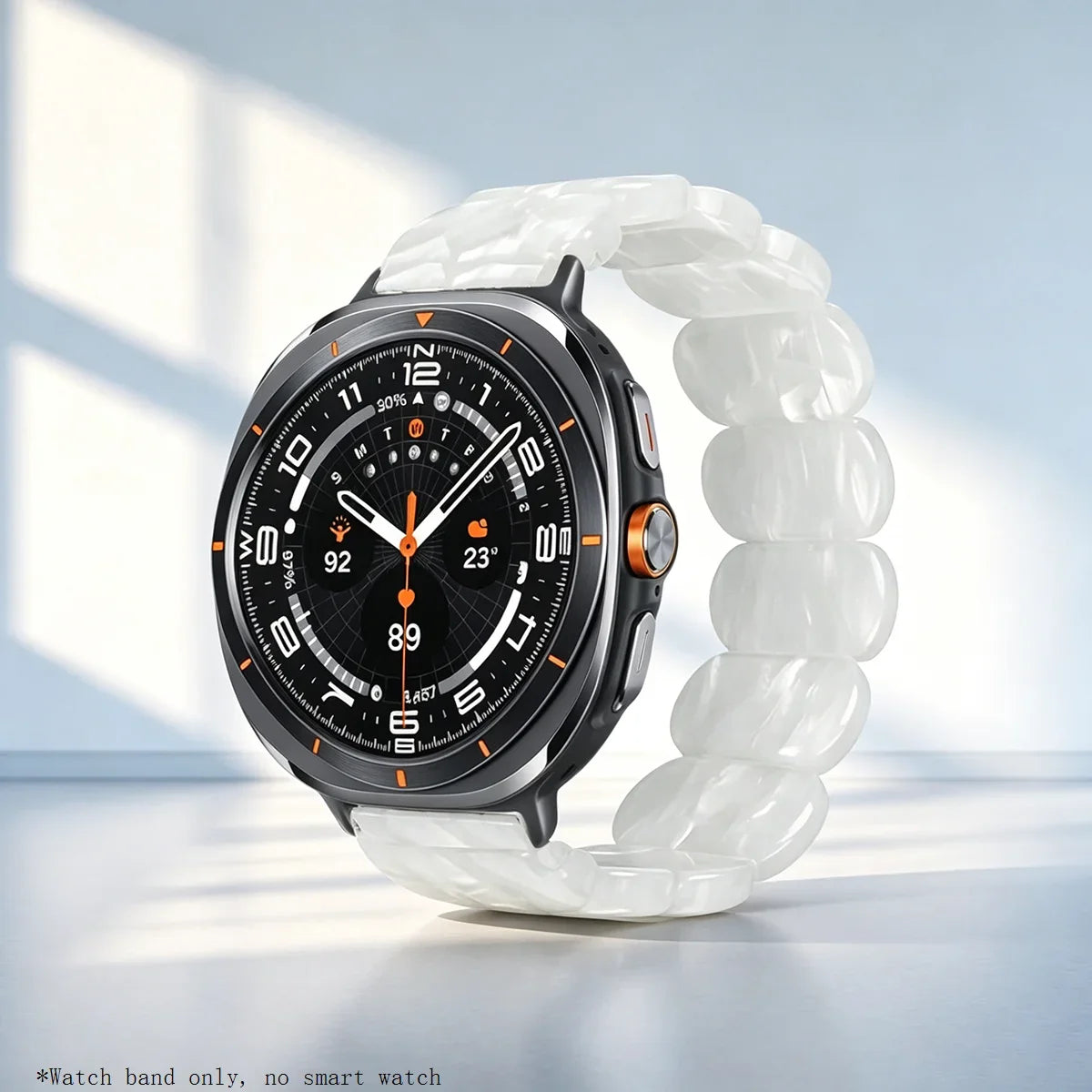 Samsung Galaxy Resin Link Watch Band – Metal Connector Watch8/Watch8 Classic/Watch9