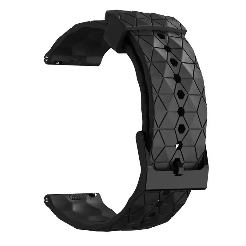 Amazfit Silicone Sport Watch Band Black Waterproof Strap for Everyday Wear