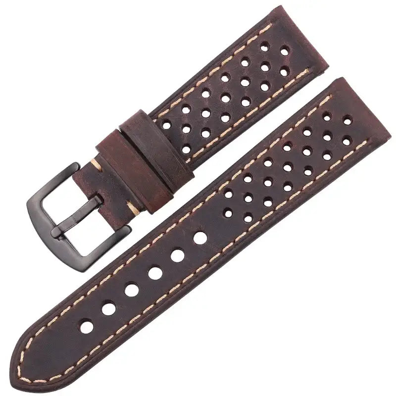Samsung Galaxy Watch Leather Band - Breathable Classic Style