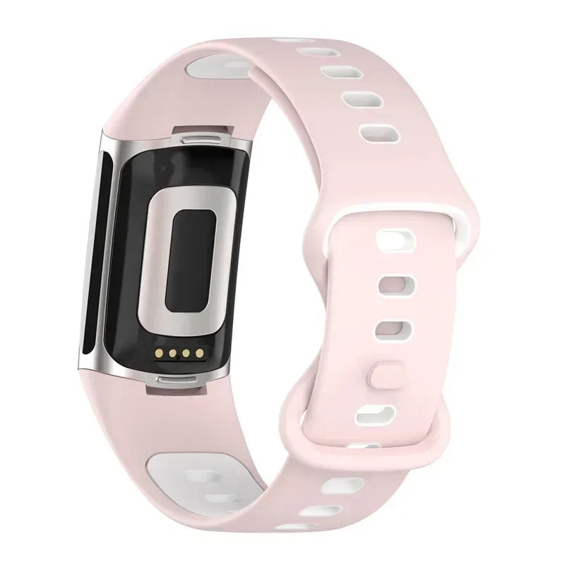 Fitbit Charge 5 6 Soft Silicone Strap - Sports Band