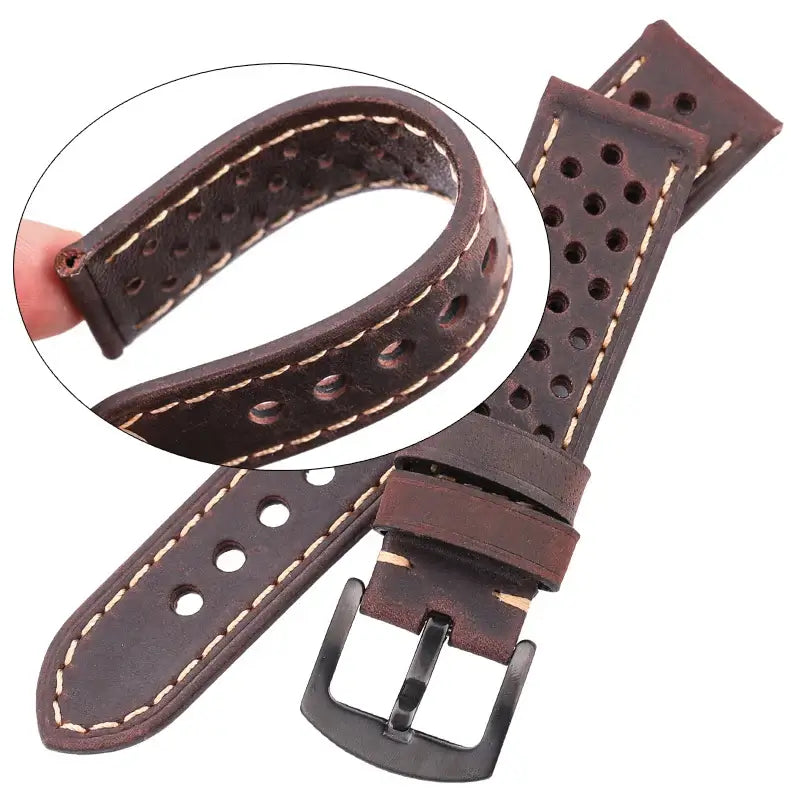 Huawei Watch Genuine Leather Band Durable Breathable Strap