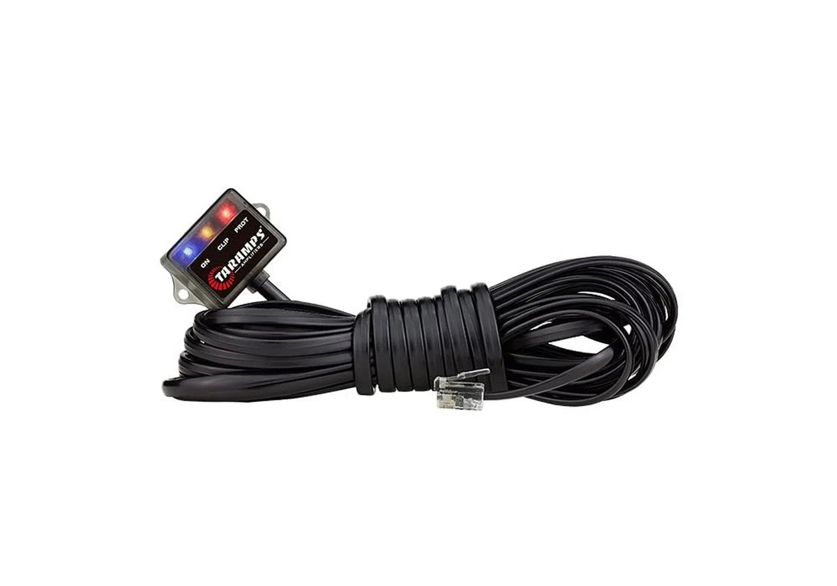 Amplificador de audio de rango completo Taramps HD 3000 de 1 canal y 3000 vatios RMS MÁX, 1 Ohm