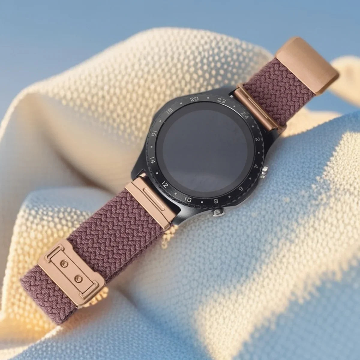 Garmin Braided Nylon Smartwatch Band - Magnetic Strap