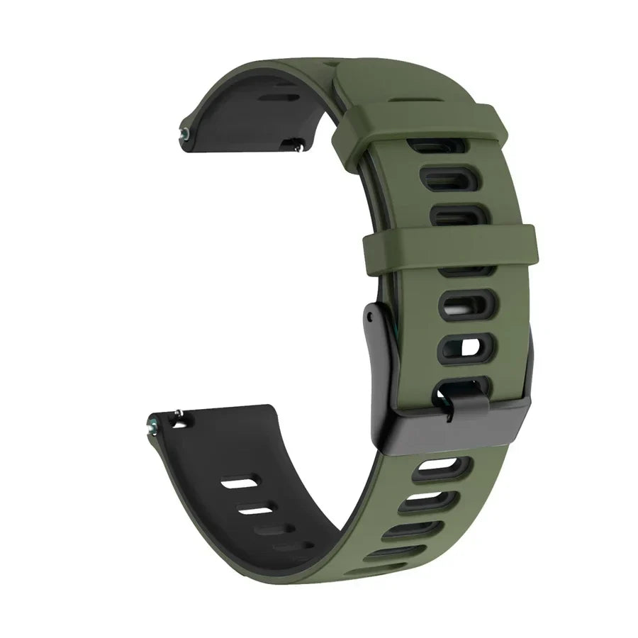 Motorola Moto Smartwatch Band Silicone Strap Stainless Steel Buckle Bracelet