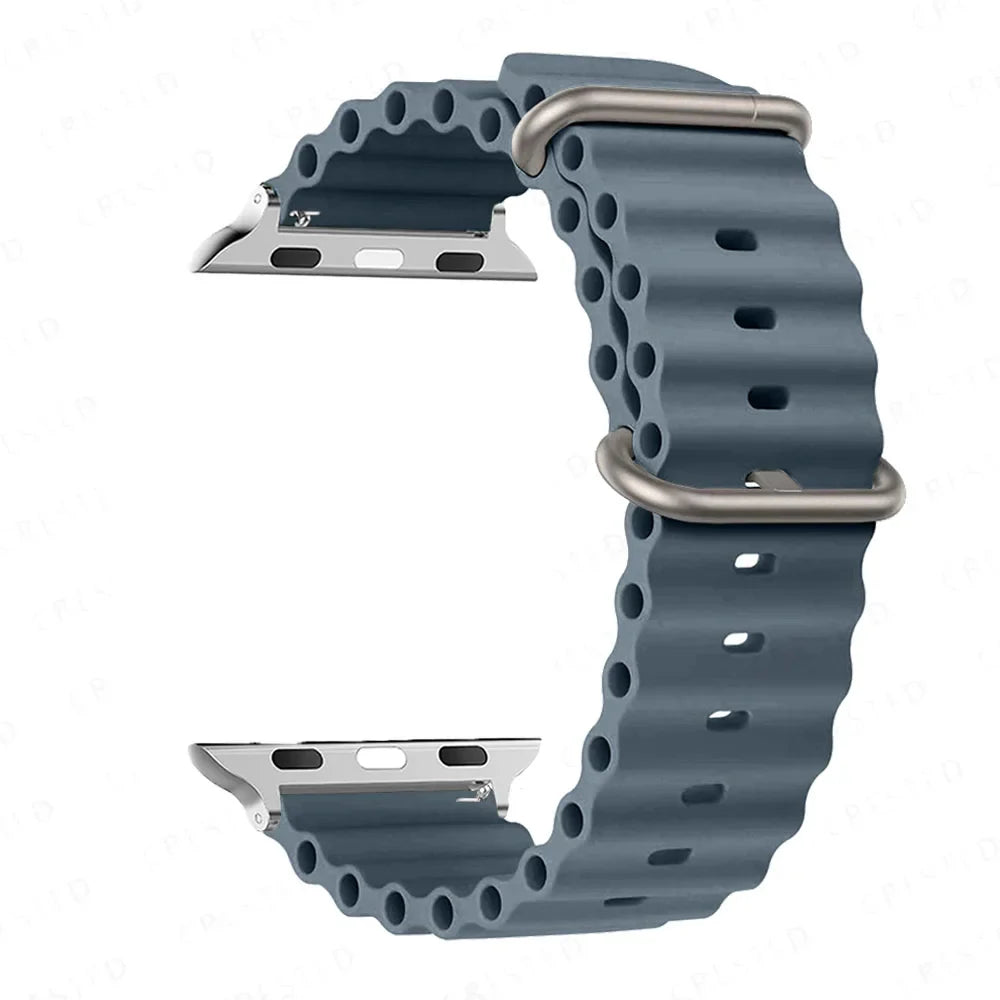 Apple Watch Silicone Strap - Soft Waterproof and Breathable
