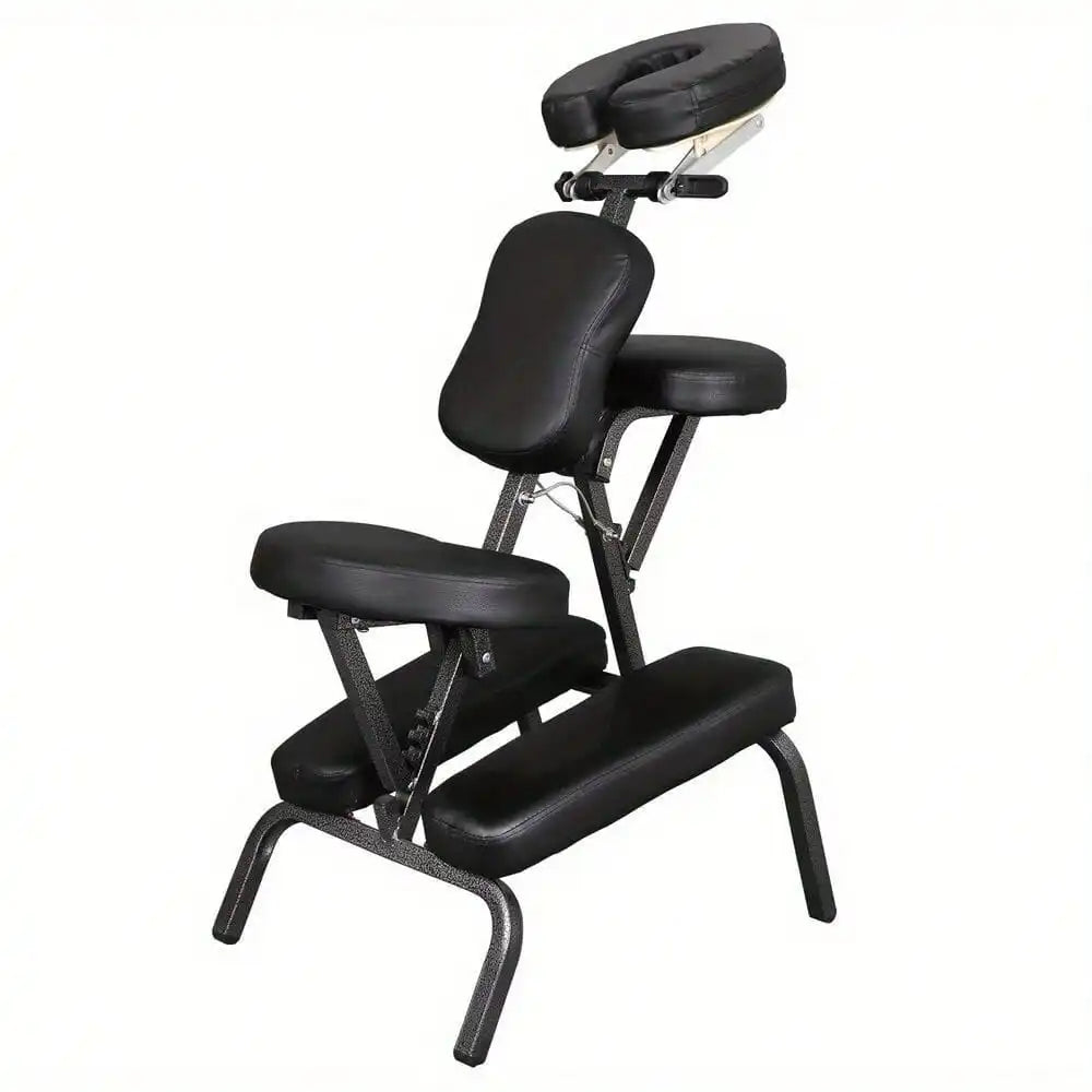 Silla versátil de masaje de spa para tatuajes, portátil y ajustable, de cuero sintético, para viajes