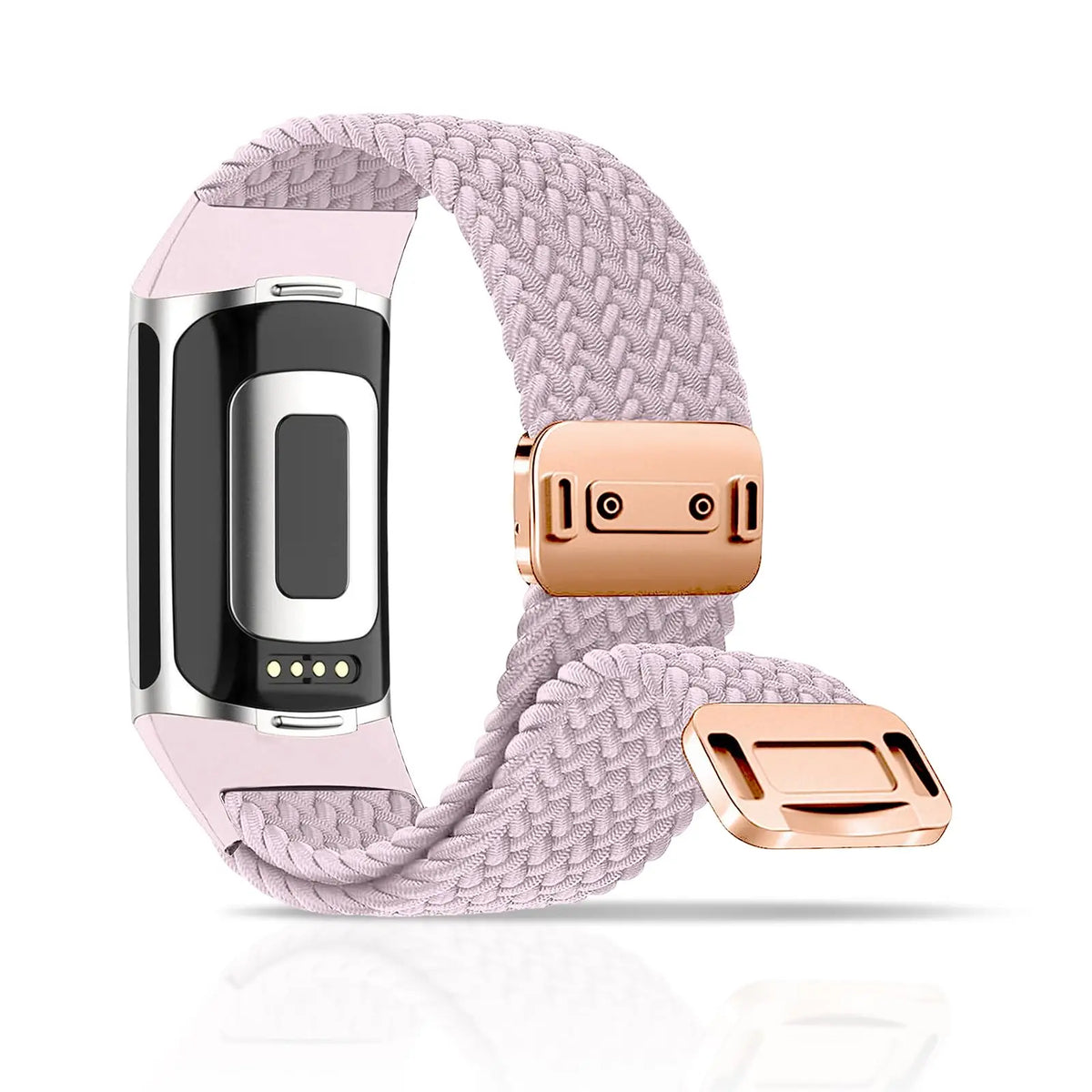 Fitbit Charge 5 & 6 Braided Nylon Band - Magnetic Clasp Strap