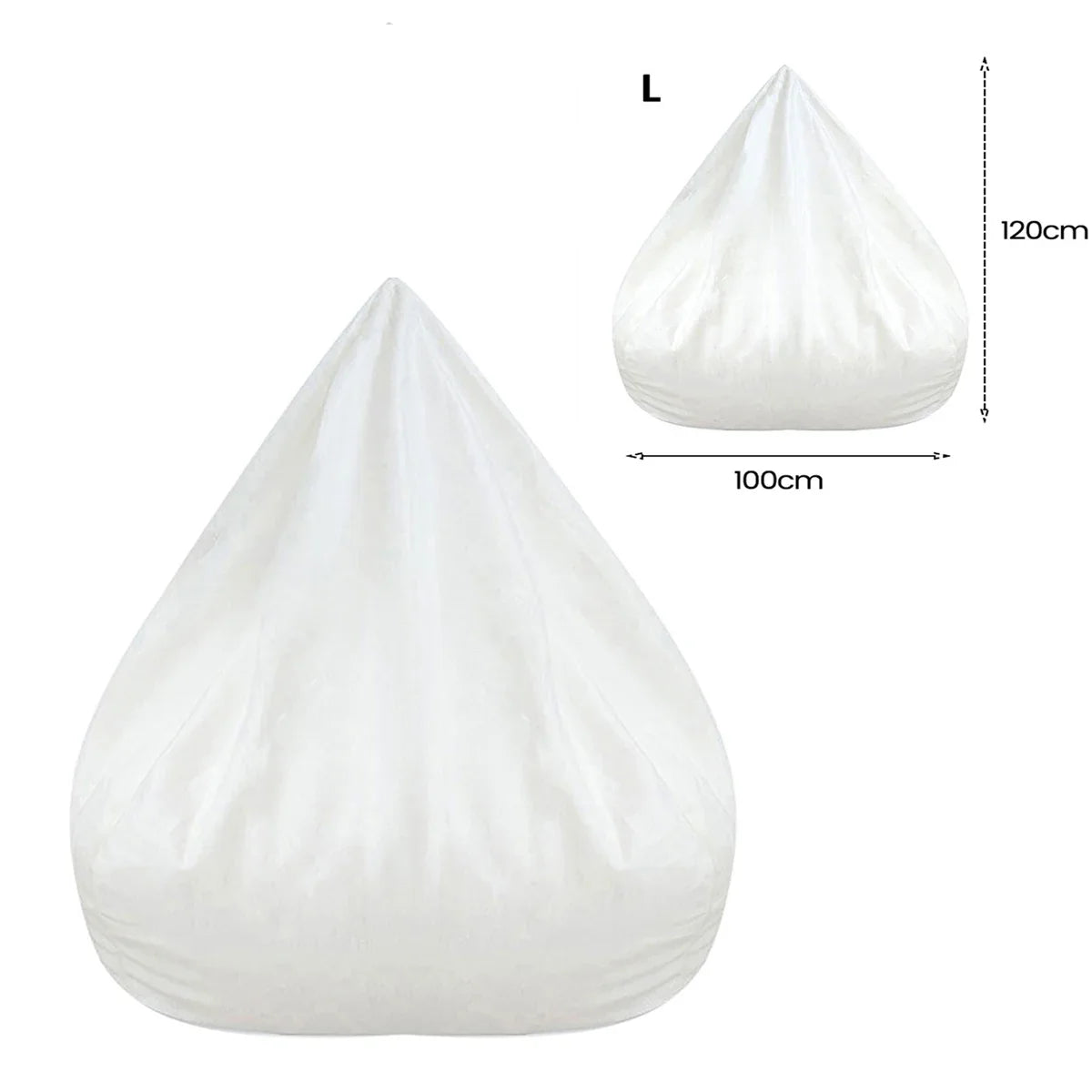 Sofá Interior de Repuesto Sin Relleno Lavable Extraíble Sofá Perezoso Forro Interior para Puf, Sofá de Salón, Sillón, Otomana, Puf, Diván