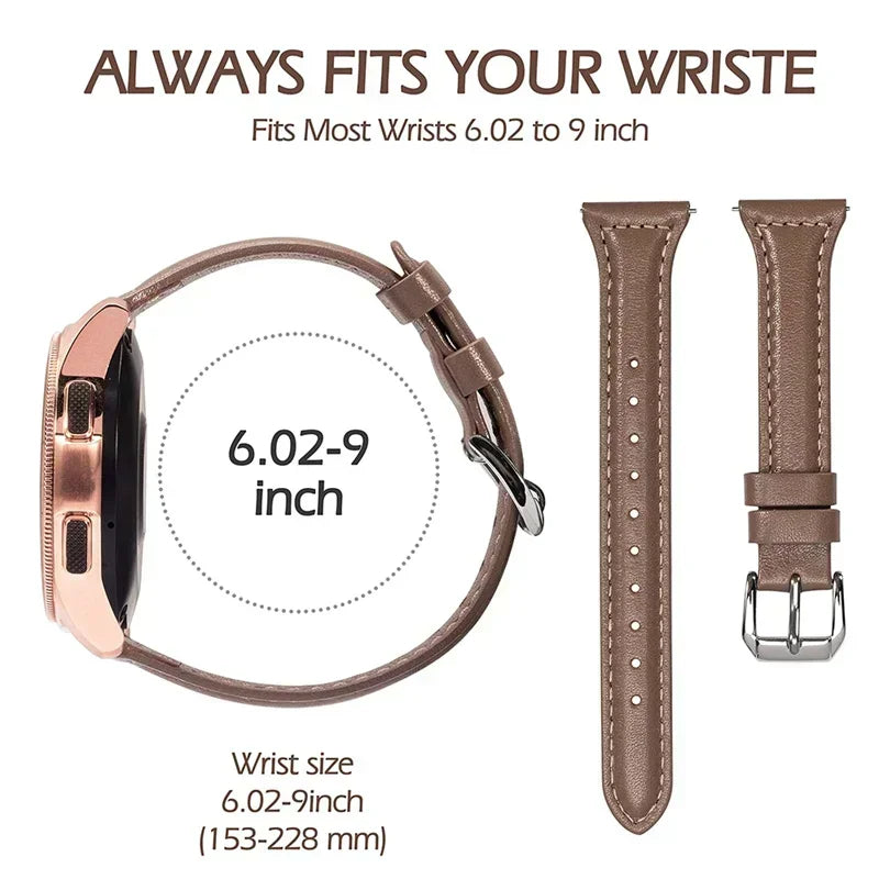 COROS Leather Watch Band Replacement Strap