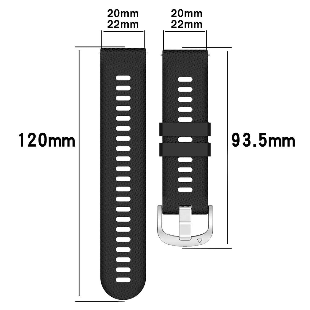 Polar Silicone Sport Watch Band Unisex Replacement Strap