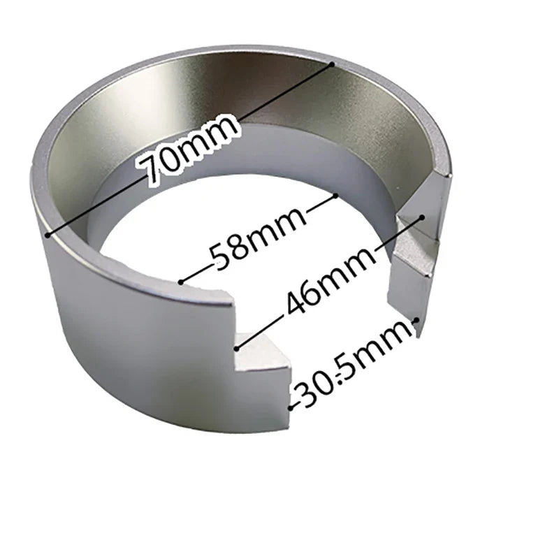 Para amoladora Eureka Mignon MMG, anillo dosificador de café de 58 mm, anillo antipolvo volador, se adapta al mango de la máquina de café, anillo de polvo de café
