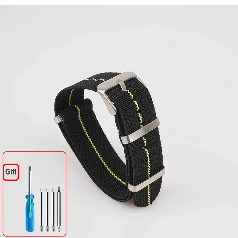 Polar Elastic Nylon Watch Band, NATO Strap for Polar Smartwatch, Waterproof