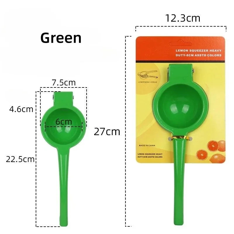 Exprimidor manual de limones de aleación de aluminio, exprimidor de naranjas a mano, mini exprimidor doméstico, clip para limones, prácticos utensilios de cocina