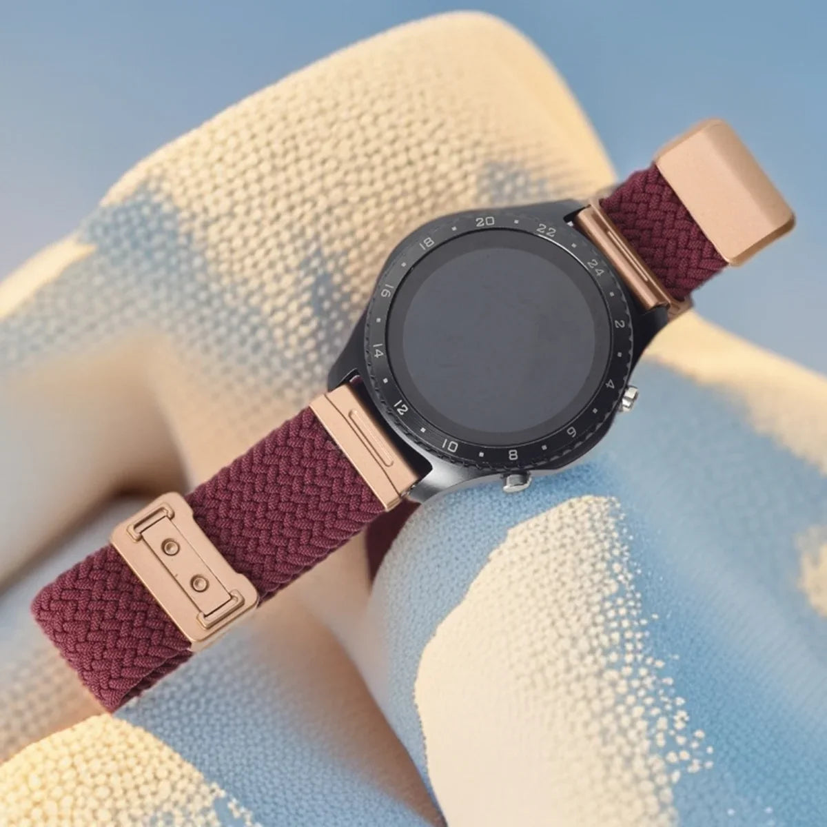 Garmin Braided Nylon Smartwatch Band - Magnetic Strap