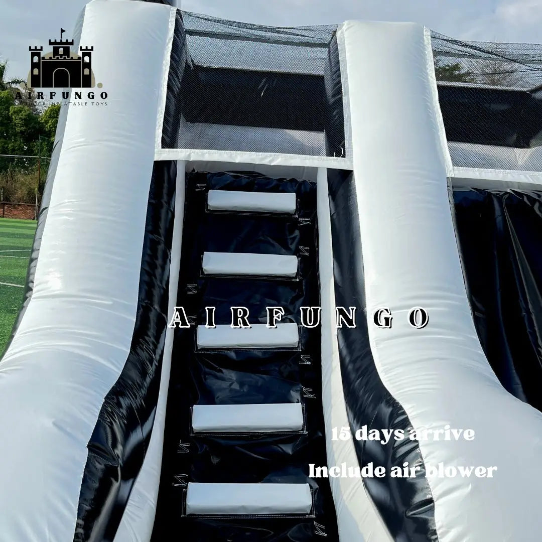 Tobogán Acuático Hinchable de Grado Comercial con Piscina de Salpicaduras, Castillo Hinchable para Adultos y Niños, Incluye Soplador, Personalizable