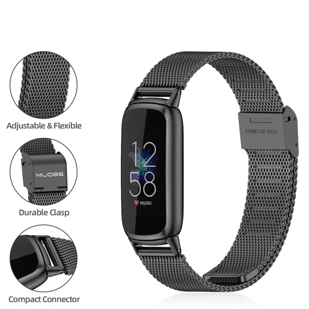 Fitbit Luxe Replacement Band - Mesh & Perforated Styles