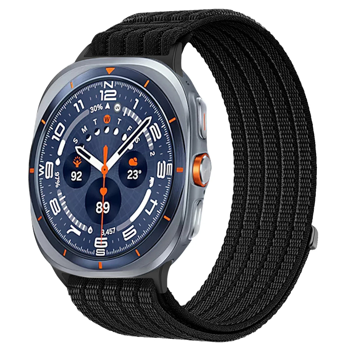 Samsung Galaxy Sport Nylon Woven Loop Watch Band – Watch8/Watch8 Classic/Watch9/Ultra/Ultra2
