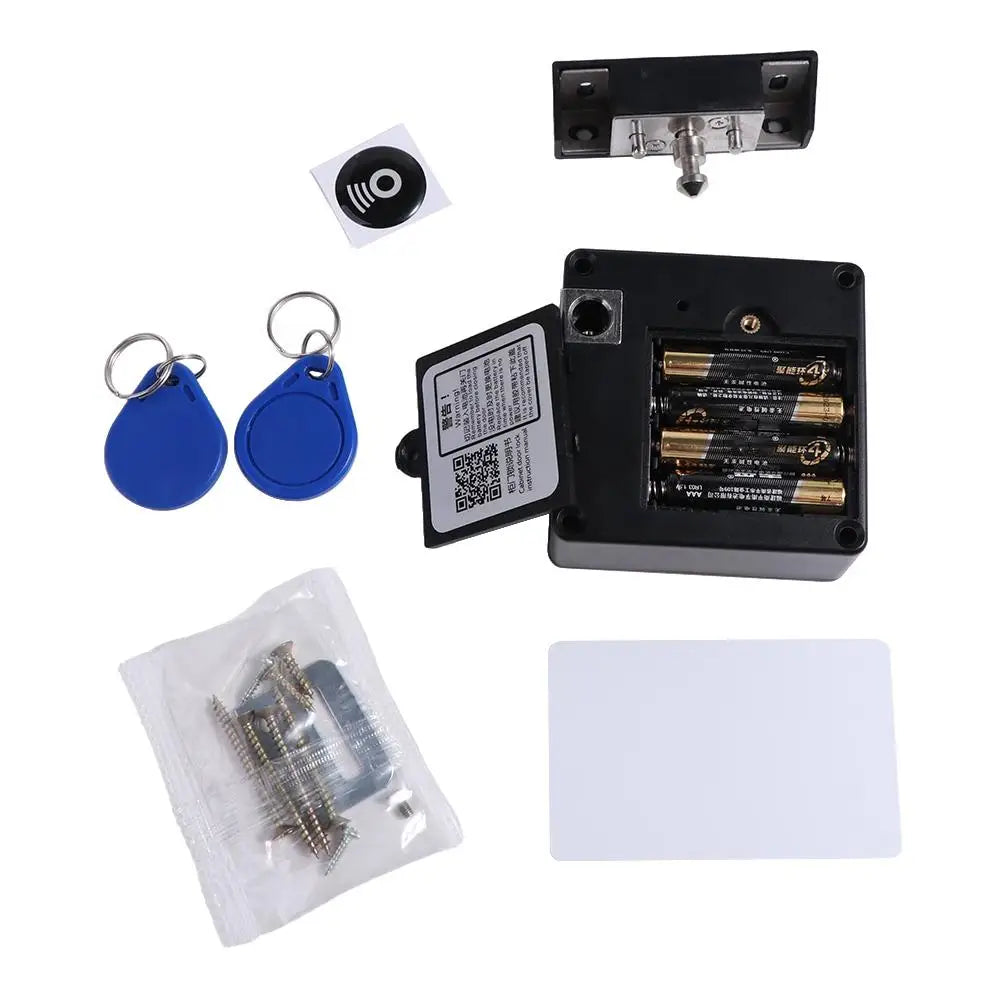 Hidden RFID Drawer & Cabinet Lock with IC Card Access – Bronze