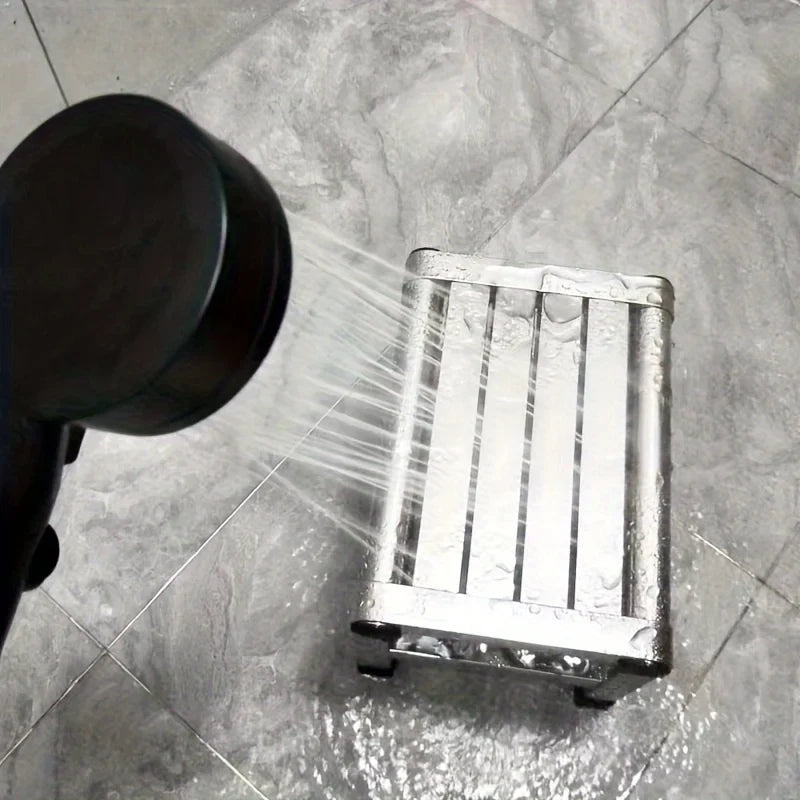 Taburete multifuncional de acero inoxidable - Taburete duradero, grueso y resistente, ideal para sala de estar, baño, cocina, pasillos