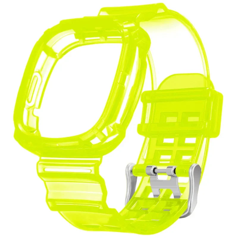Fitbit Versa 3 / 4 Transparent Band with Integrated Case