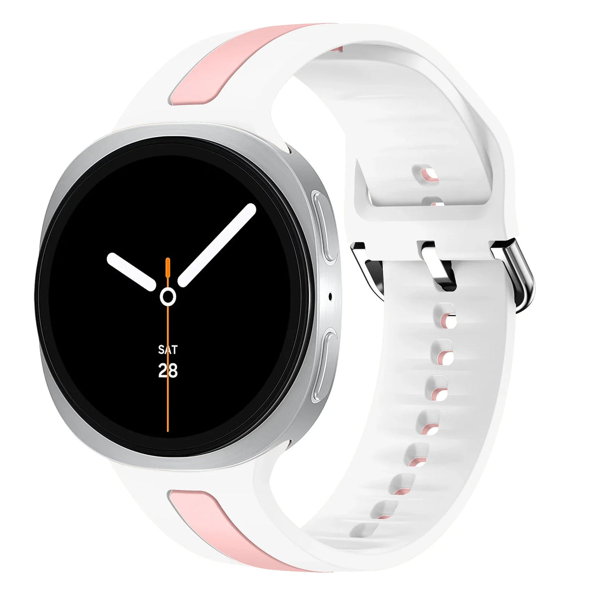 Samsung Galaxy Silicone Two-Tone Sport Watch Band - Watch8/Watch8 Classic/Watch9