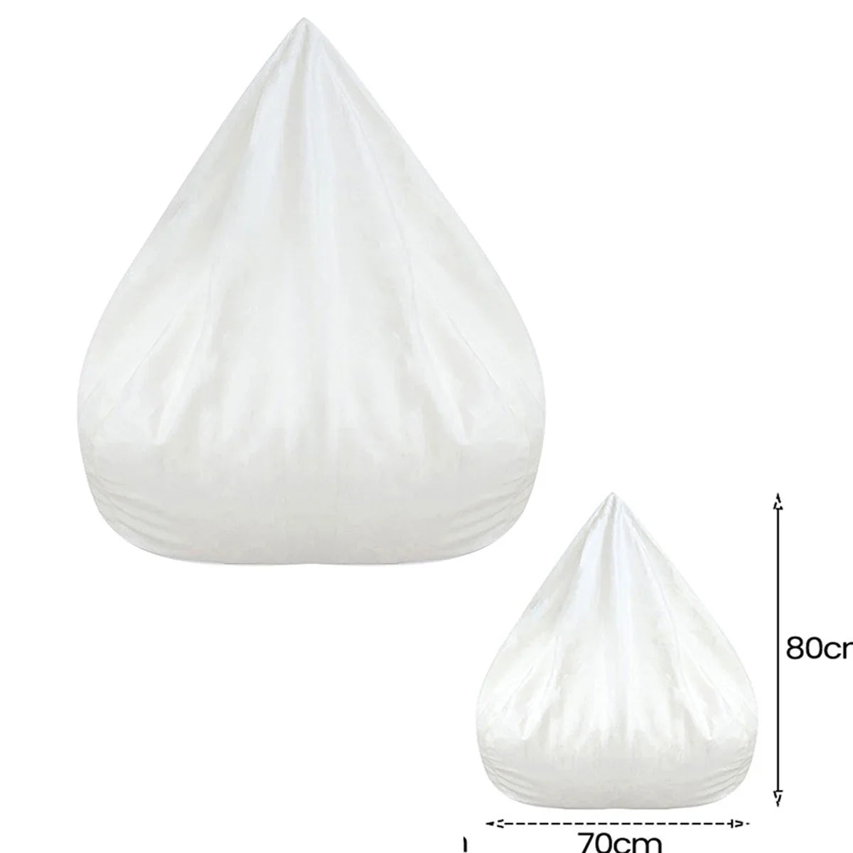Sofá Interior de Repuesto Sin Relleno Lavable Extraíble Sofá Perezoso Forro Interior para Puf, Sofá de Salón, Sillón, Otomana, Puf, Diván