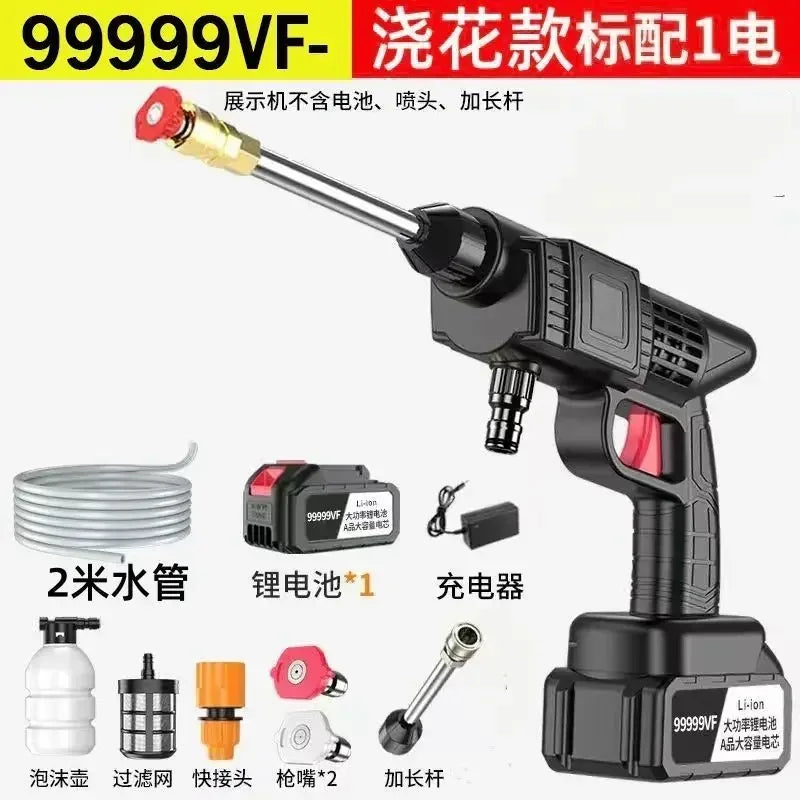 Portable High-Pressure Water Gun – Multi-Function Cleaning Sprayer