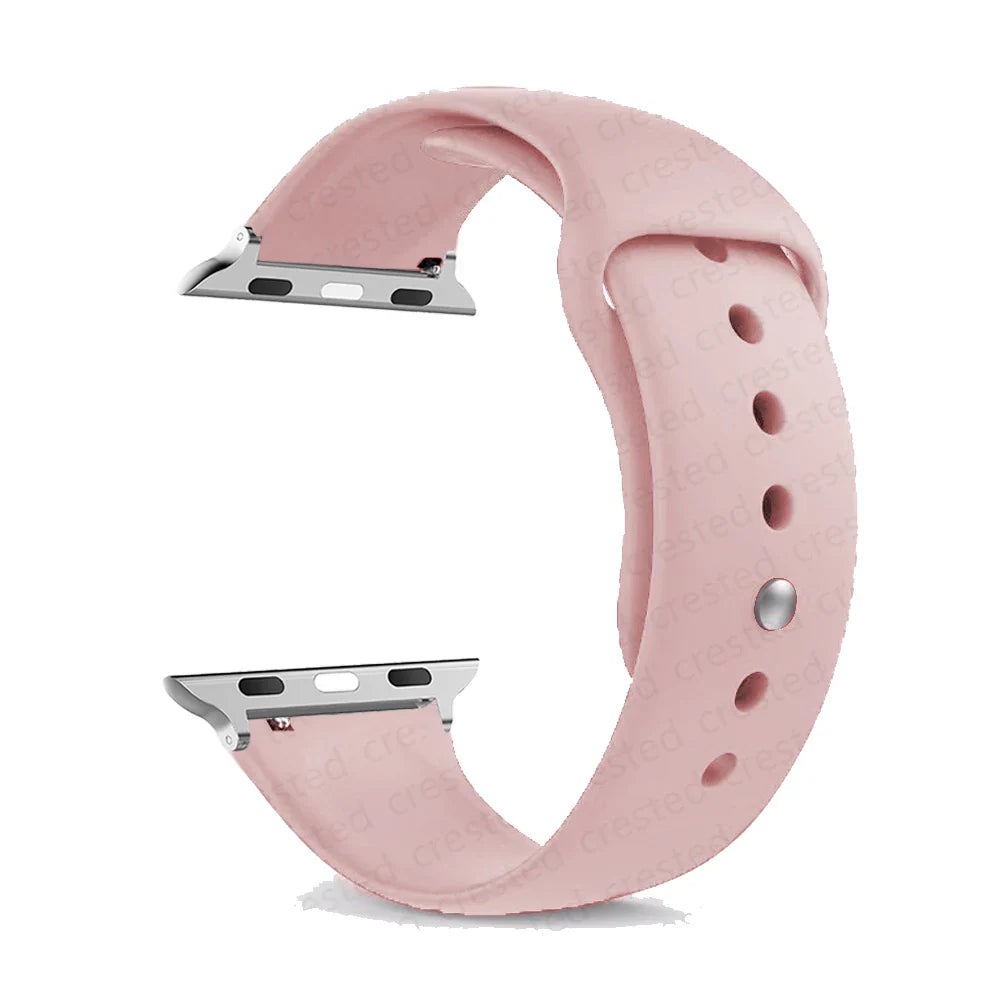 Apple Watch Silicone Strap - Comfortable Waterproof Band